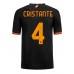 AS Roma Bryan Cristante #4 Tredjedrakt 2023-24 Korte ermer